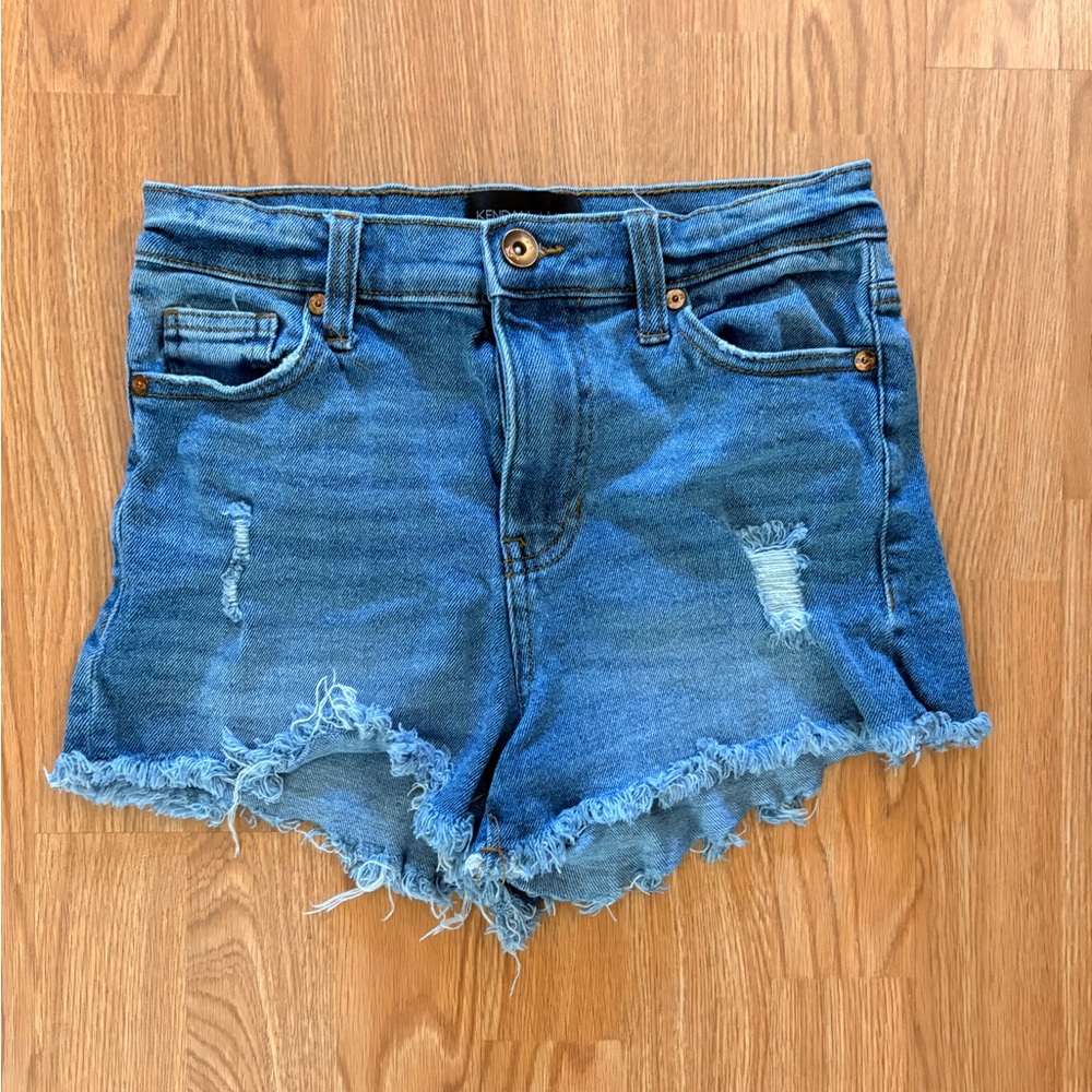Denim shorts
